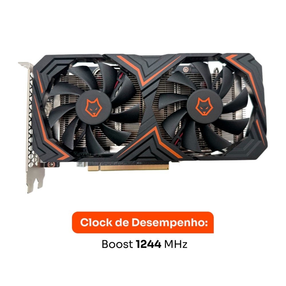 Placa De Vídeo Husky Alpha RX 580, AMD, 8GB, GDDR5, 256-Bit, HDMI, DVI, DisplayPort - HVG580