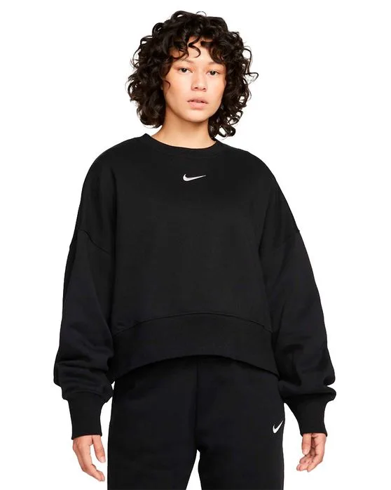 Camiseta Nike Phoenix Fleece Manga Longa Feminina