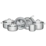 Conjunto Jogo Panelas 6pc Inox Fundo Triplo Tramontina Solar