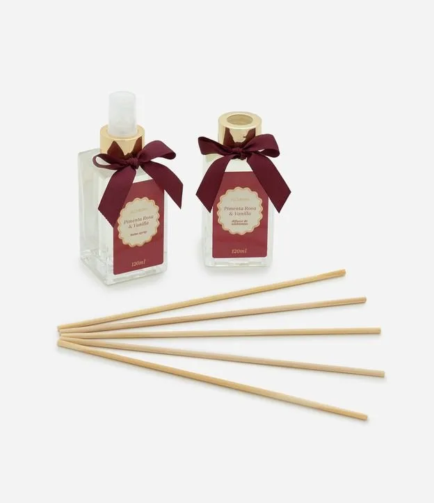 Kit Difusor de Ambientes e Home Spray Alchemia Pimenta Rosa