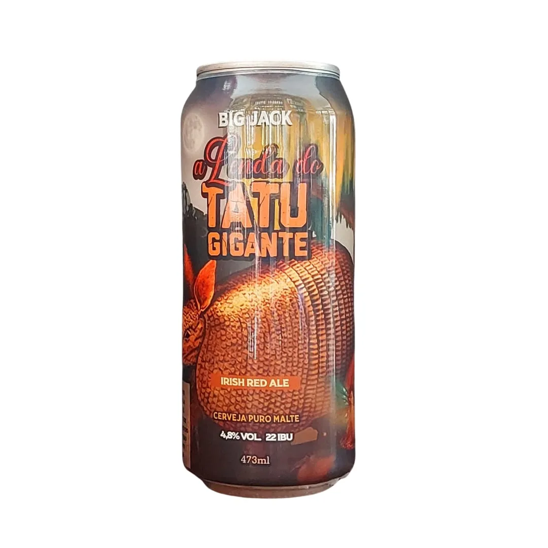 Cerveja Big Jack A Lenda do Tatu Gigante Irish Red Ale 473 ml