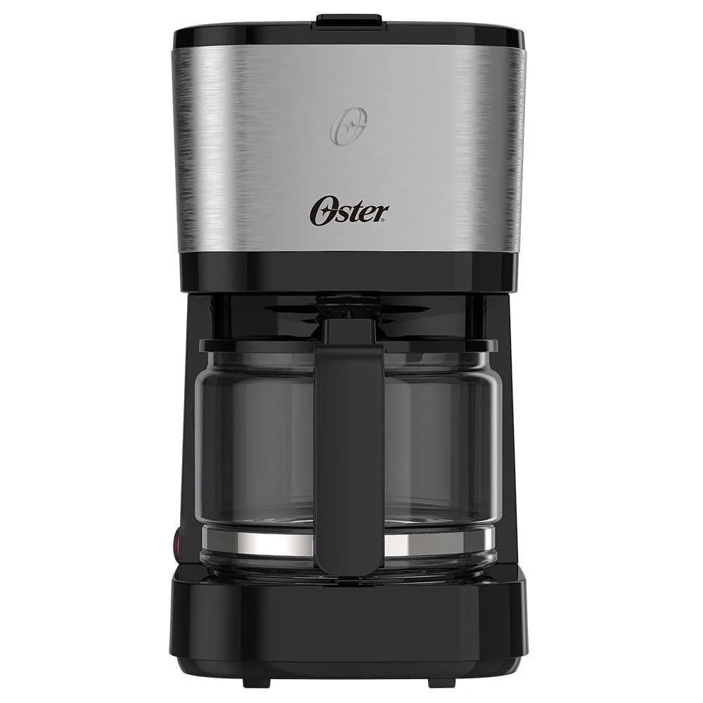 Cafeteira Elétrica Oster 750ml 19 xícaras Preto Inox 110V Manter Aquecido Cafeteira Elétrica Oster Inox Compacta 750ML 19 Xícaras OCAF300 - 110v