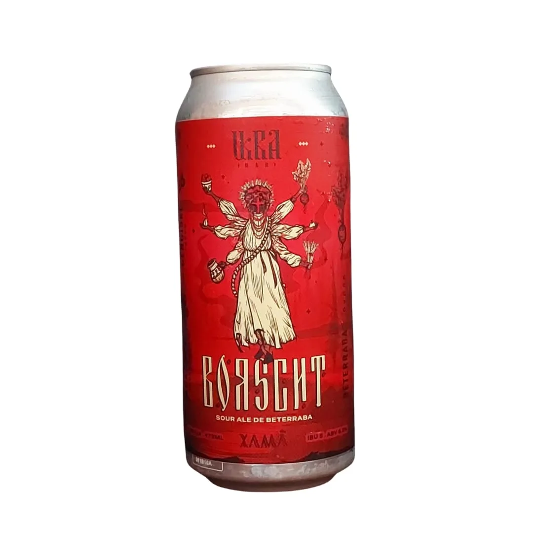 Cerveja Ukra Bar & Xamã Borscht Sour Ale com Beterraba 473 ml