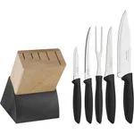 Jogo de Facas Plenus Inox Cepo Com 6 Peças - Tramontina Jogo de Facas Plenus Inox Cepo Com 6 Peças - Tramontina