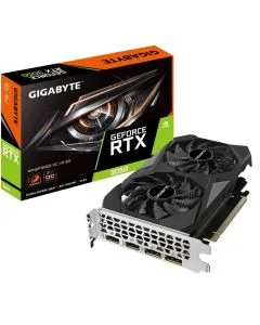 Placa de Vídeo Gigabyte GeForce RTX 3050 WindForce OC V2 6GB GDDR6 96 Bits - GV-N3050WF2OCV2-6GD