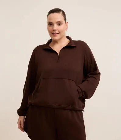 Jaqueta Fechada Esportiva com Regulador Lateral Curve & Plus Size