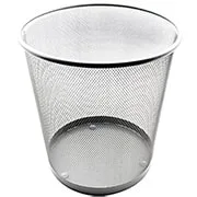 Cesto de lixo redondo, 13 L, Aramado, Prata, B83515, Spiral Office PT 1 UN