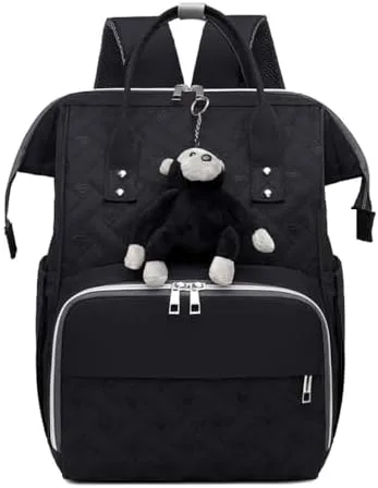 Bolsa Mochila Maternidade Impermeável Multifuncional- Estilo e Praticidade para Mamães Modernas, Com Grande Capacidade para Todo o Essencial do Bebê