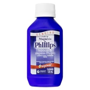 Leite De Magnésia Phillips Sabor Original 120Ml - Validade Abril/2026