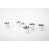 Conjunto Copos Café Inox Member's Mark 80ml 6 Peças