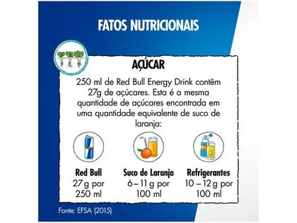 Bebida Energética Red Bull Morango e Pêssego 250ml 4 Unidades