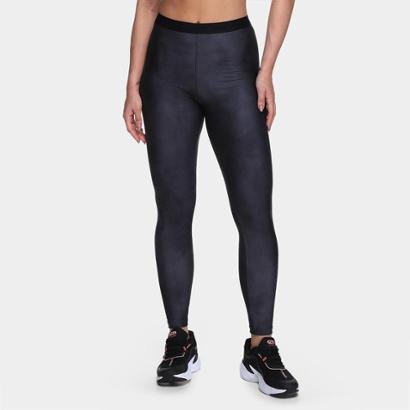 Calça Legging Fila Train Elastic V Feminina - Cinza