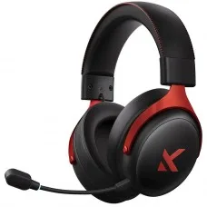 Headset Gamer MCHOSE V9 Pro, Wireless, Bluetooth, Drivers de 53mm, Surround 7.1, Preto e Vermelho, HW-V9-4