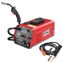 Máquina de Solda Inversora 220V Multiprocessos Sinérgica MIG MAG MMA TIG LIFT 140A Compacta FortG