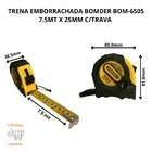 Trena Emborrachada Profissional Bomder 7.5mt X 25mm Magnetica C/trava Bom-6505