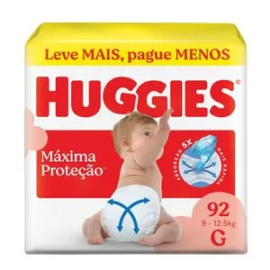 Fralda Huggies Supreme Care G 92 Unidades