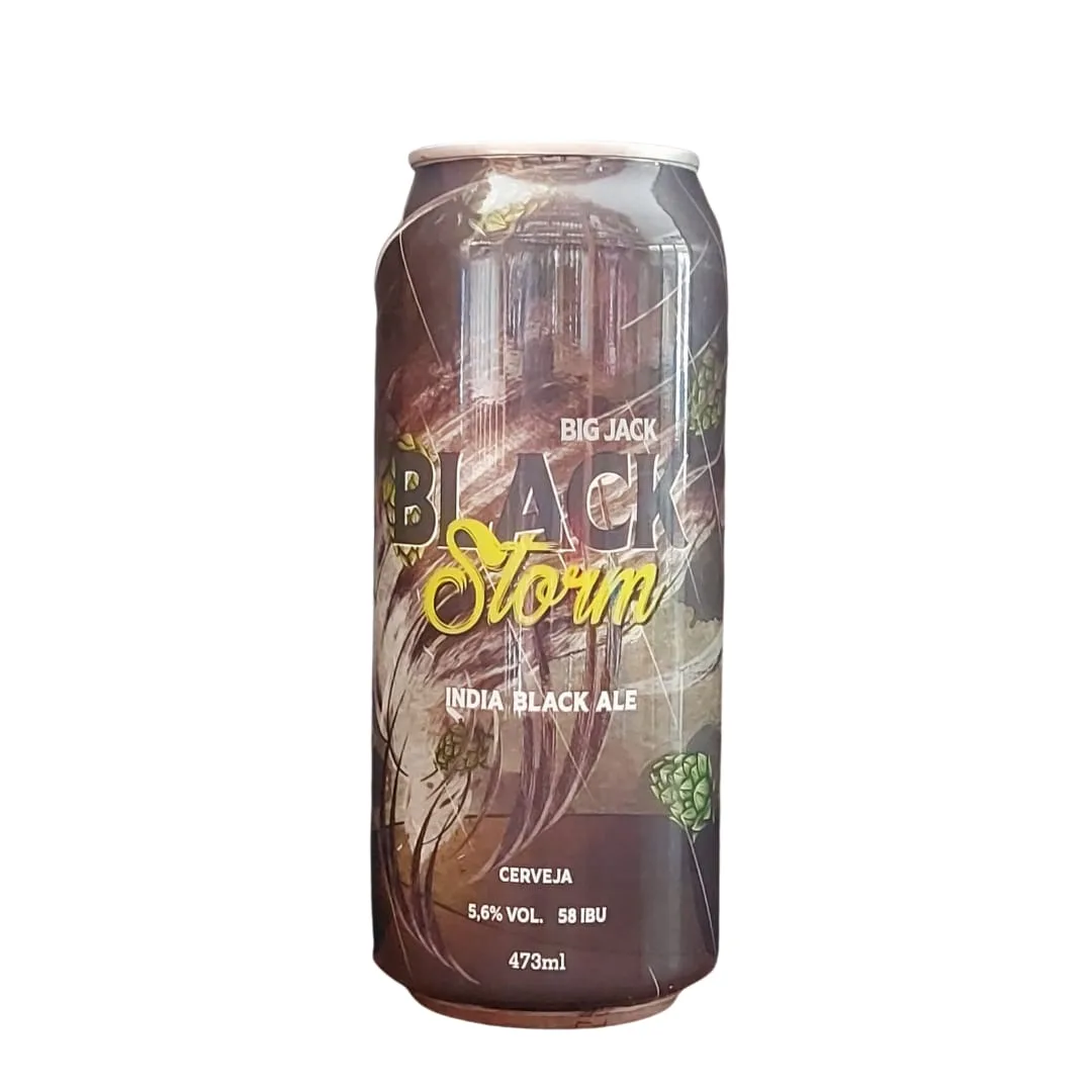 Cerveja Big Jack Black Storn India Black Ale 473 ml