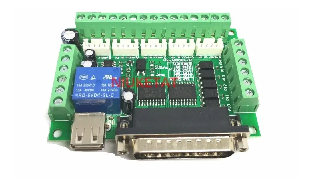 Controladora De Cnc Interface Mach 3 Router Até 5 Eixos