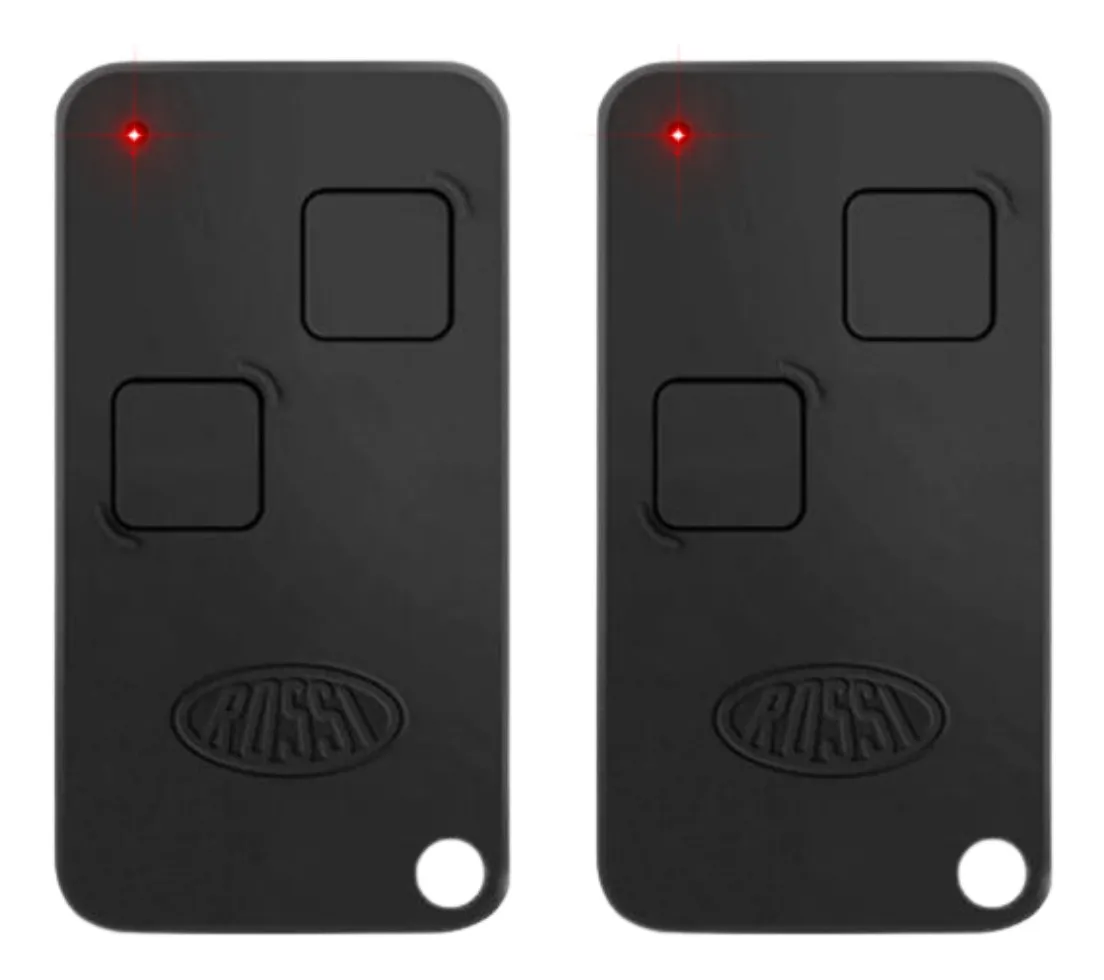 Kit 2 Controle Remoto Motor Rossi Ntx 433 Mhz Dz Atto Nano