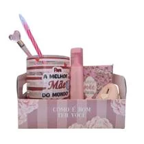 Kit Presente Ideal Dia Das Mães Caneca + Itens Papelaria