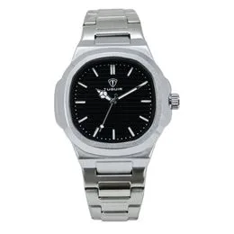 Relógio Masculino Tuguir Quartz Infinity TG30520 Preto|Prata