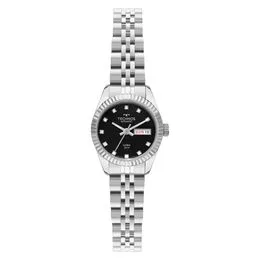 Relógio Feminino Technos Riviera NH06AD/1P Preto|Prata