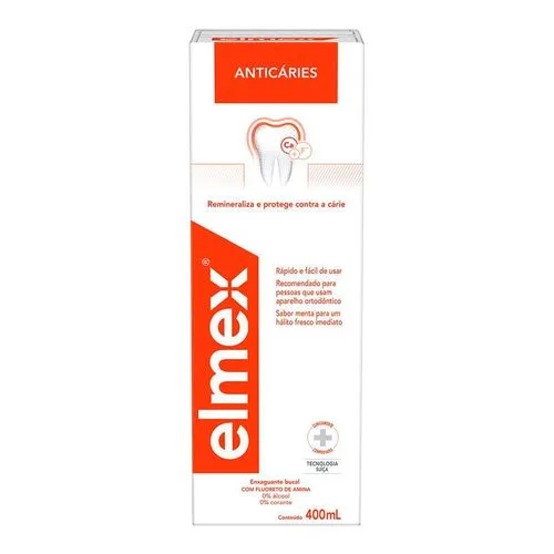 Enxaguante Bucal Elmex Anticaries 400ml - Drogarias Pacheco