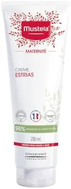 Mustela Creme Estrias 250ml - Hidrata e Acalma a Sensação de Coceira - Com 96% de Ingredientes de Origem Natural - Mustela Maternité