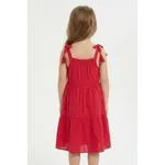 Vestido Infantil Menina Vermelho Laise