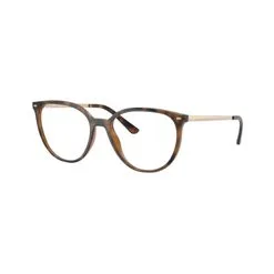 Armação de Óculos de Grau Feminina Redondo Ray-Ban RX7246L Havana - RAY BAN