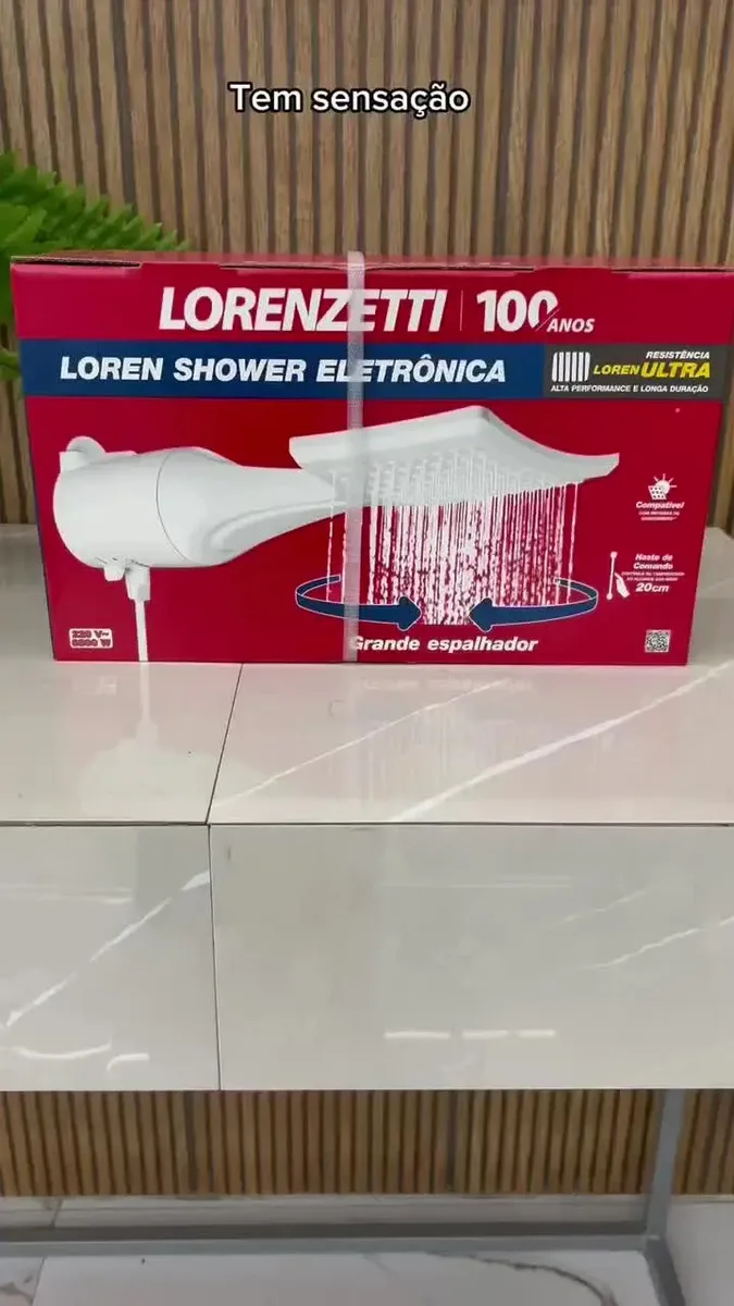 Lorenzetti Loren Shower Ultra Multitemperaturas de 220V 7500w ducha branca