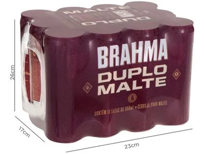 Cerveja Brahma Duplo Malte Puro Malte