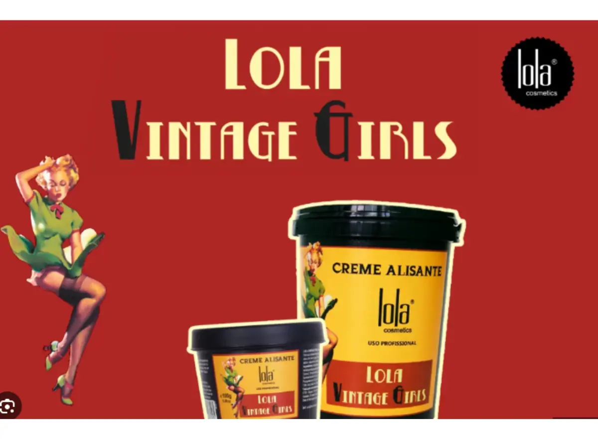 Creme Alisante Vintage Girls 100g Lola Cosmetics