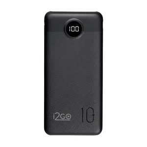 Carregador Portátil Power Bank i2GO PRO 10.000mAh Preto