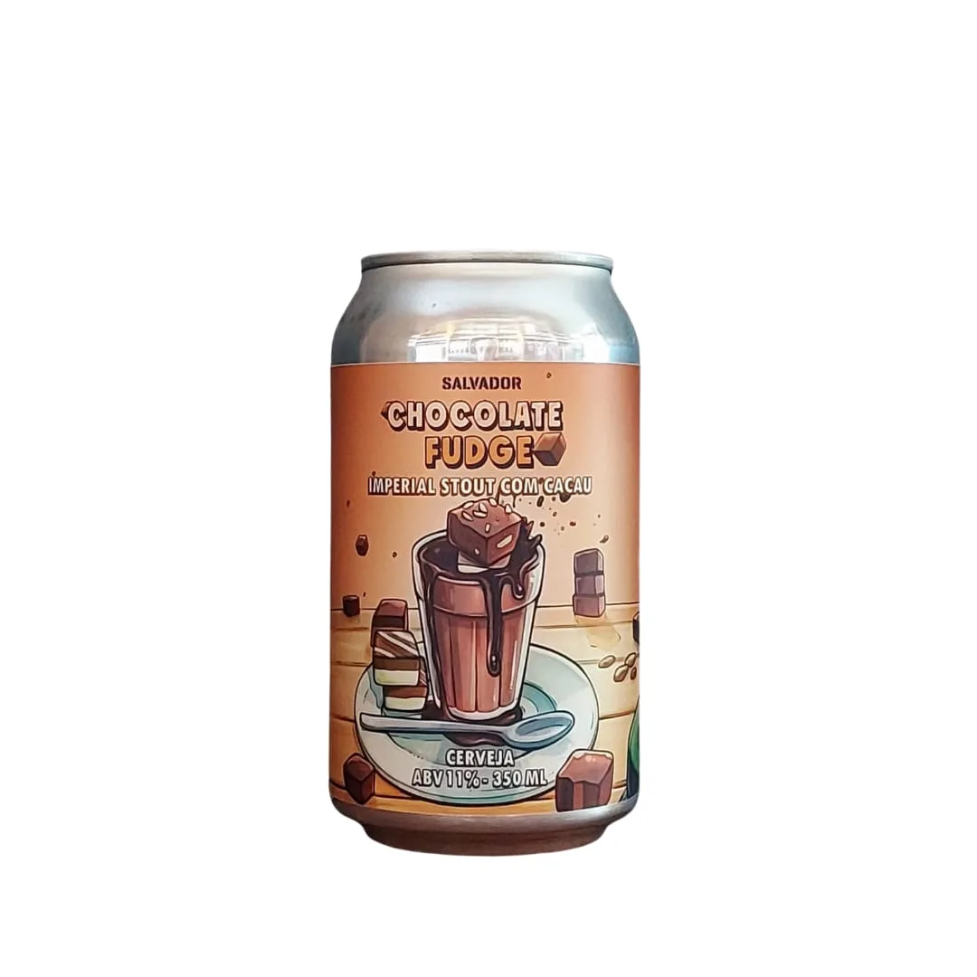Cerveja Salvador Chocolate Fudge Imperial Stout com Cacau 350 ml