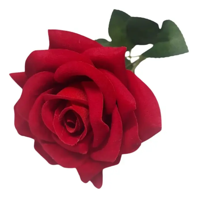 20 Galhos Rosa Artificial Aveludada Flores Artificiais Rosas
