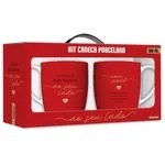 Kit 2 Canecas Porcelana Urban Ao Seu Lado 300ml 15238 - Brasfoot Kit 2 Canecas Porcelana Urban Ao Seu Lado 300ml 15238 - Brasfoot