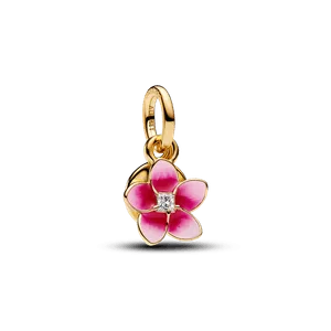 Charm Pendente Disney Moana Flor Jasmim Rosa