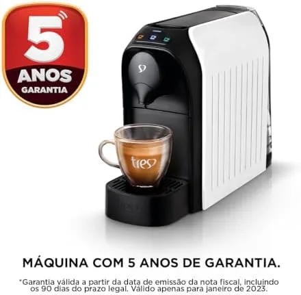 3 Corações TRES Cafeteira Espresso e Multibebida Passione Branca - 127V