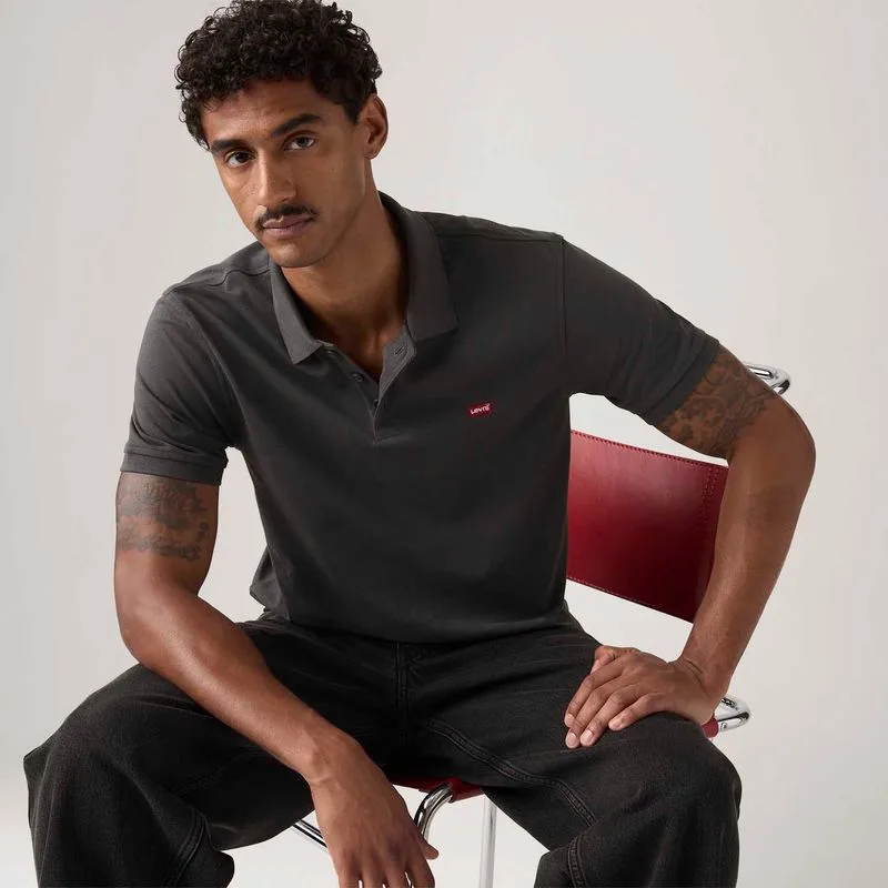 Polo Levi's® Housemark Cinza