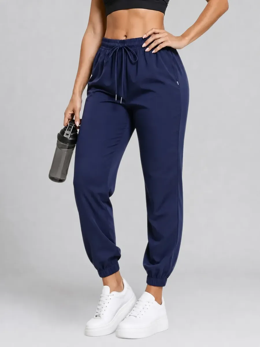 Calça Jogger Tactel Soltinha Slim Academia Esportiva