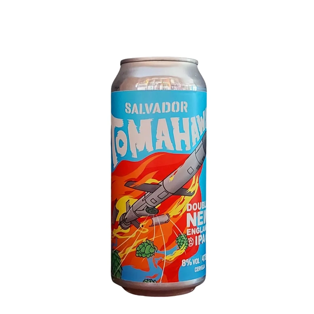 Cerveja Salvador Tomahawk Double New England IPA 473 ml