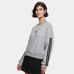 Moletom Adidas 3 Trips Feminino