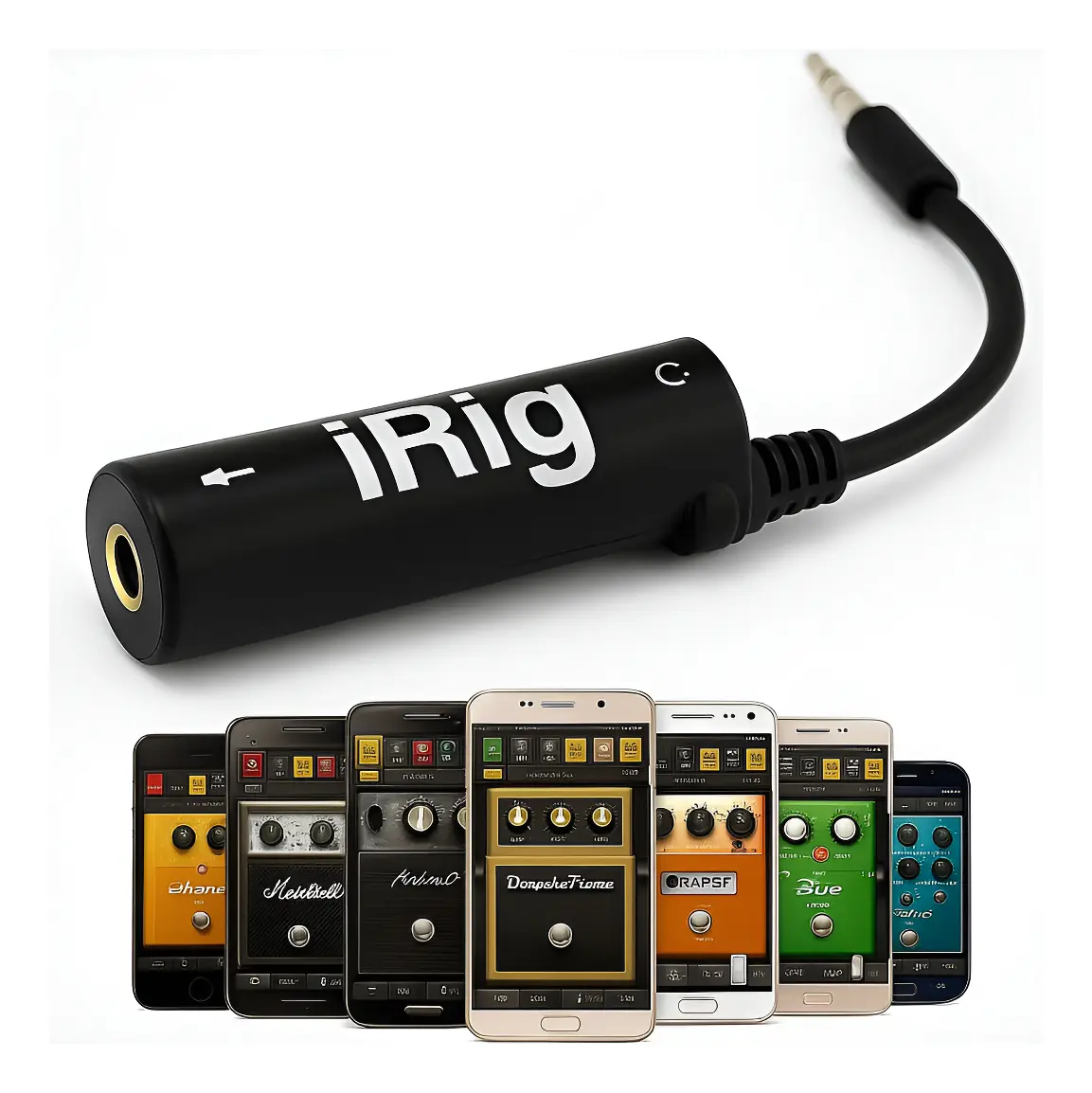 Irig - Interface De Áudio P/ Guitarra E Lives No Celular Cor