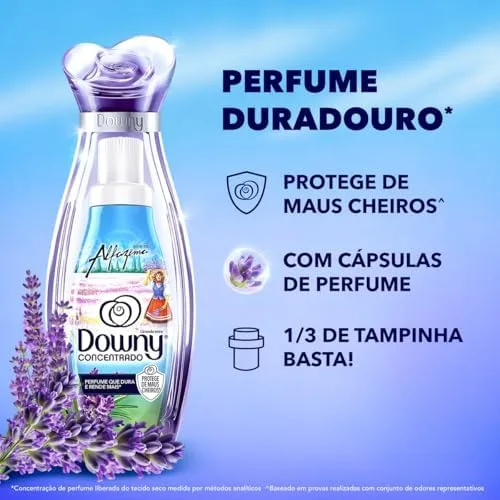 Downy Amaciante Concentrado Seiva de Alfazema 1.5L, Rende 6L, Perfume com Lavanda