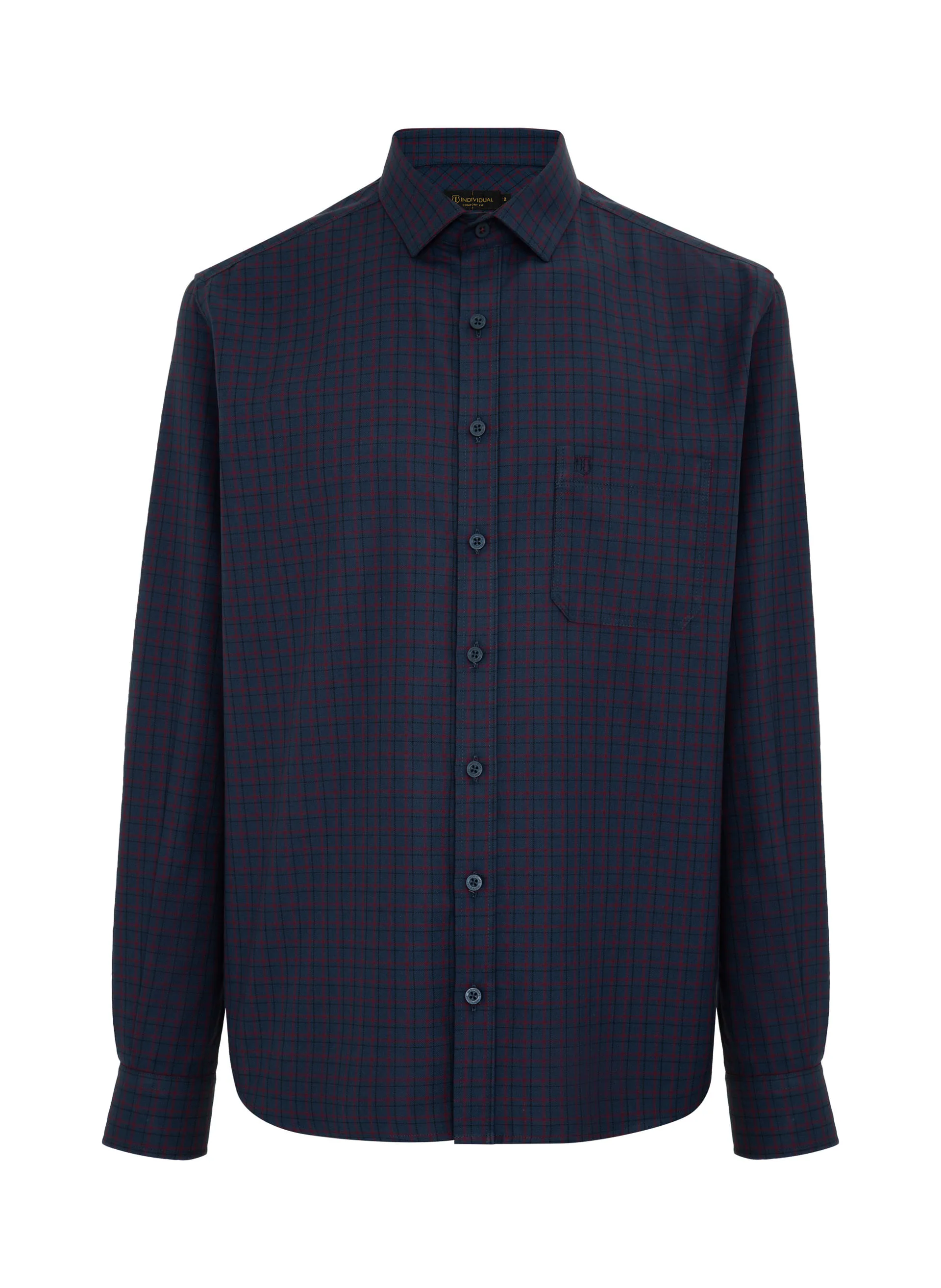 Camisa Comfort Xadrez Masculina Individual