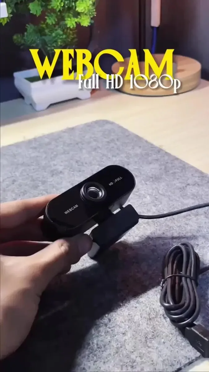Webcam Dr. Hank Full HD 1080p USB 2.0 com Microfone 360º para Zoom e Teams