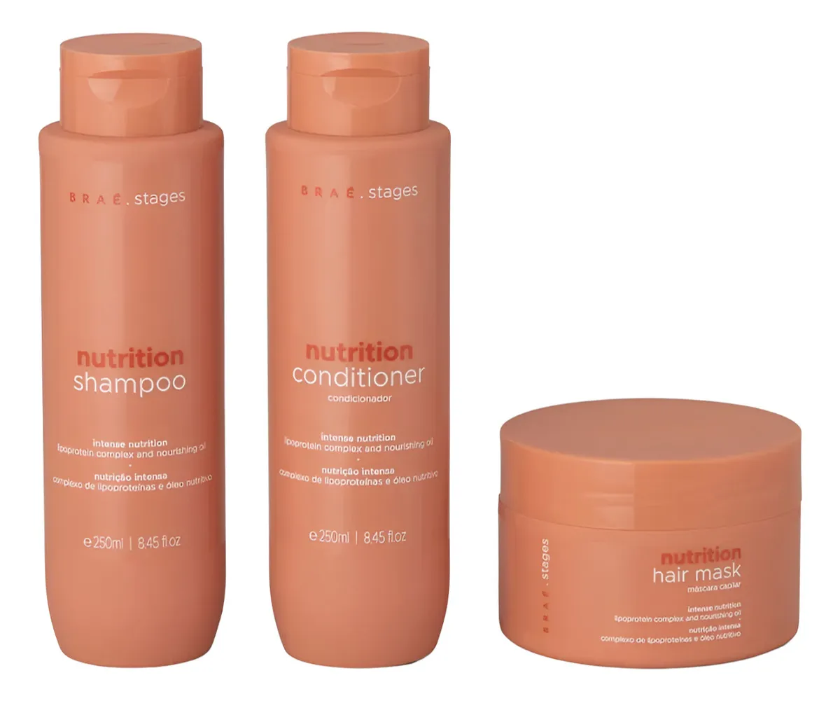 Kit Brae Para Nutrição Linha Braé Stages Nutrition - 3 Itens