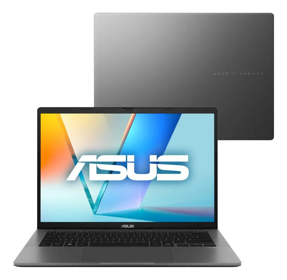 Notebook Asus Vivobook Ia Pc S14 S3407ca Intel Core Ultra 5 225h 16gb Ram 1tb Ssd Windows 11 Tela 14 Led Fhd Gray - Ly114w Matte Gray
