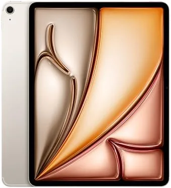 Apple 2025 iPad Air de 13 polegadas (Wi-Fi + Cellular, 128 GB) - Luz das estrelas (M3)
